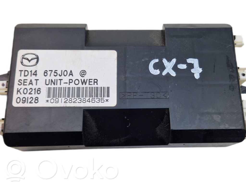 Mazda CX-7 Module de commande de siège 