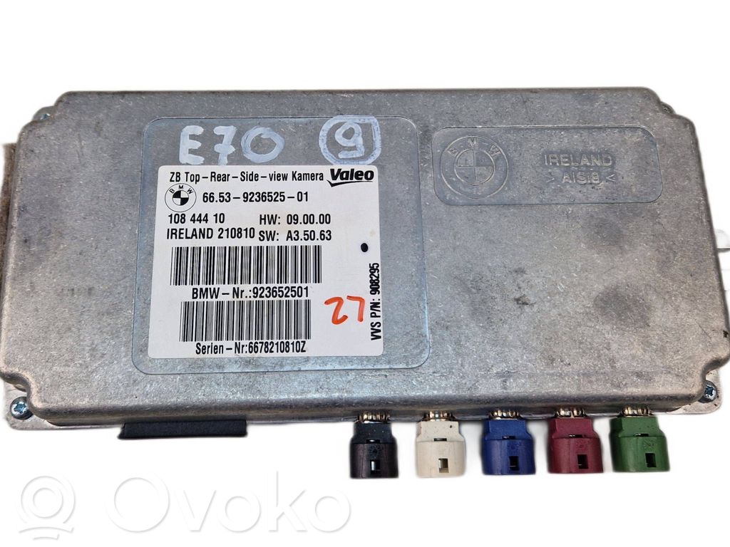 BMW X5M E70 Module de contrôle caméra arrière 