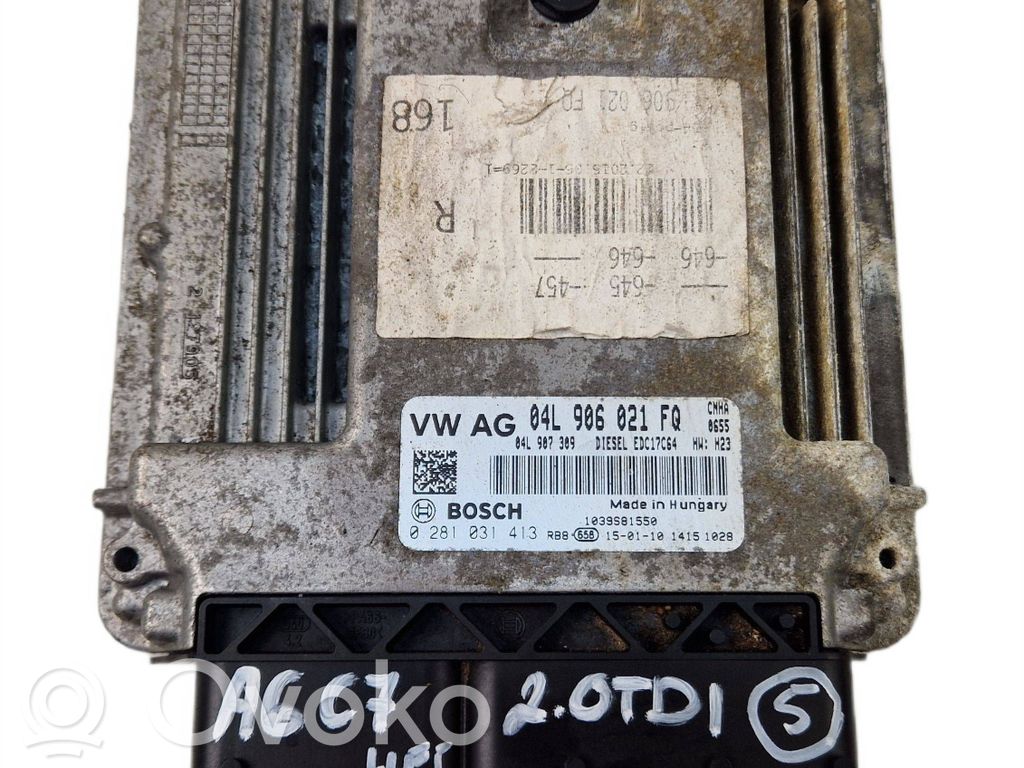 Engine control unit/module   04L906021FQ,0281031413