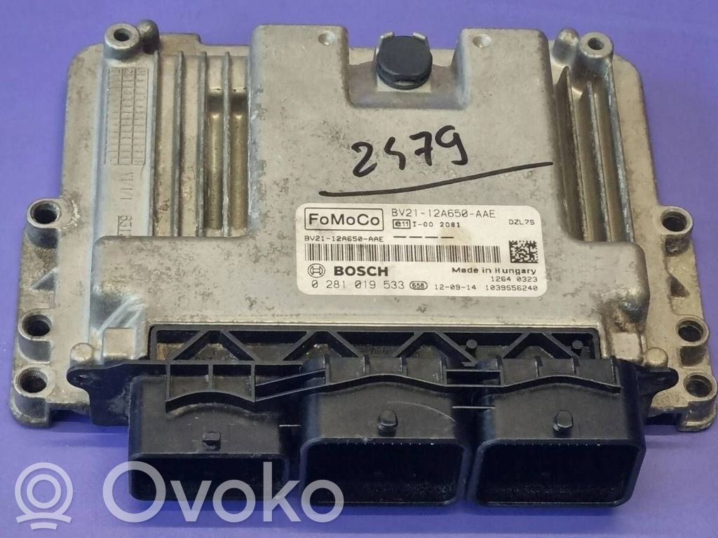 Ford Fiesta Unidad de control/módulo ECU del motor 