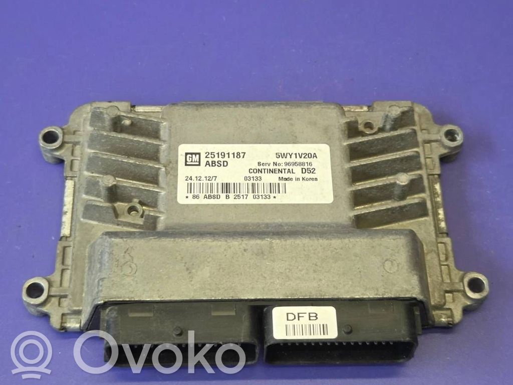 Chevrolet Spark Engine control unit/module ECU 
