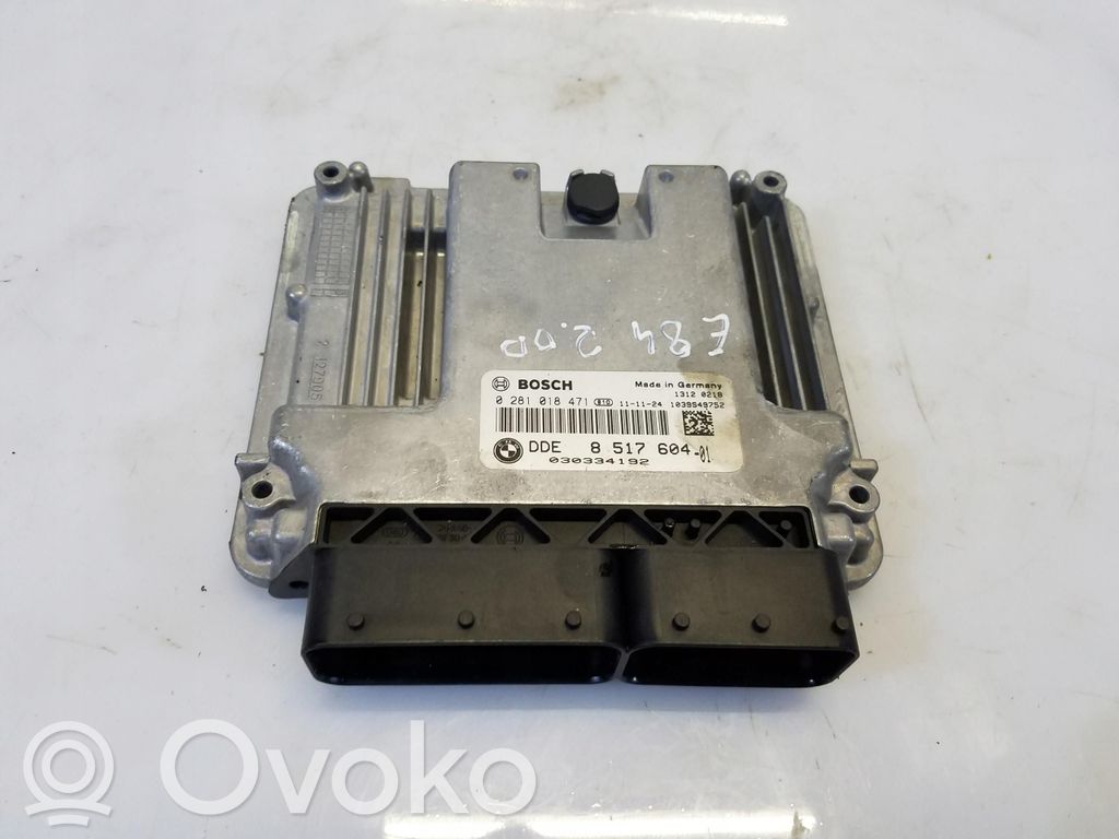 BMW X1 E84 Engine control unit/module ECU 