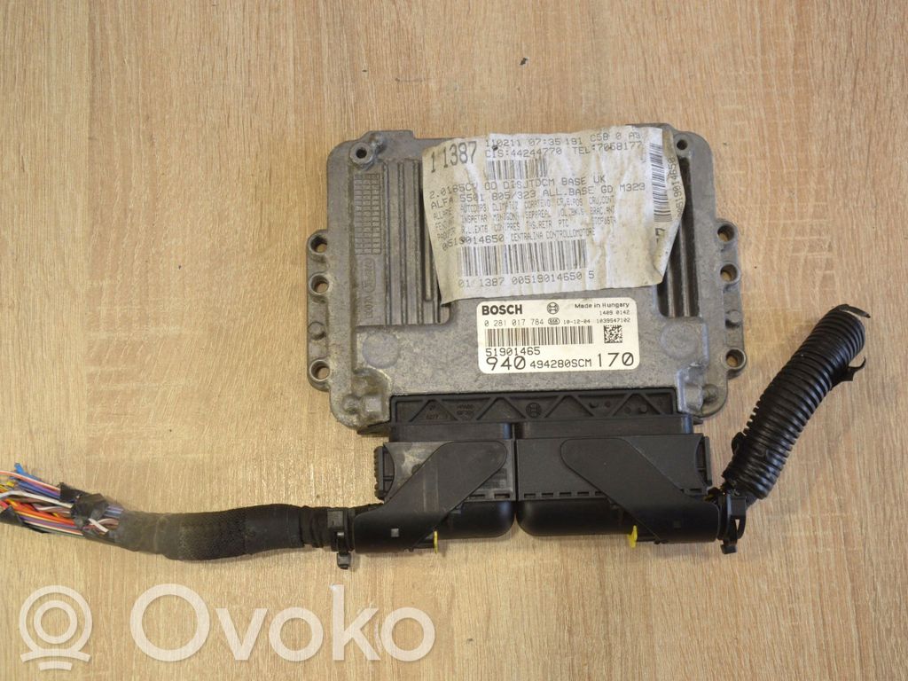 Alfa Romeo Giulietta Engine control unit/module 