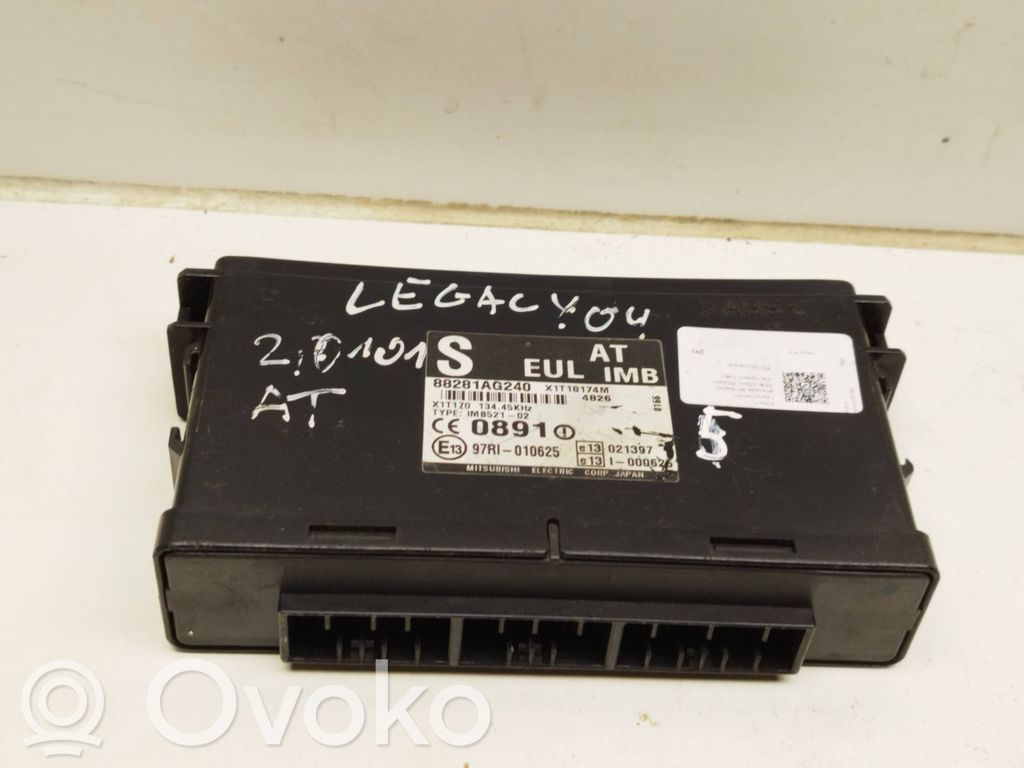 Immobilizer control unit/module   88281AG240,97RI010625,JMB52102
