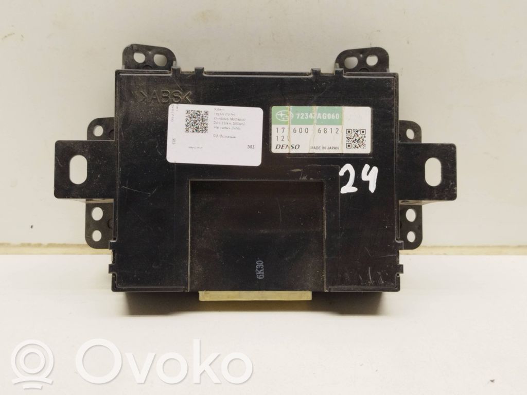 Subaru Legacy Air conditioning/heating control unit 