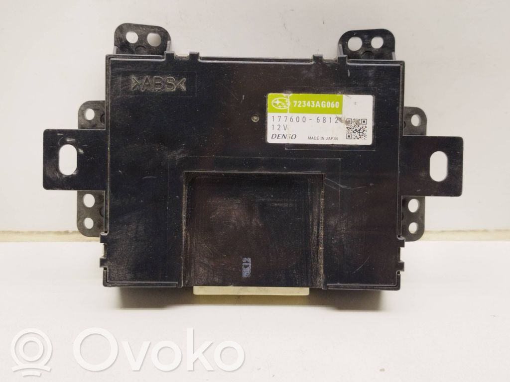 Subaru Outback Air conditioning/heating control unit 