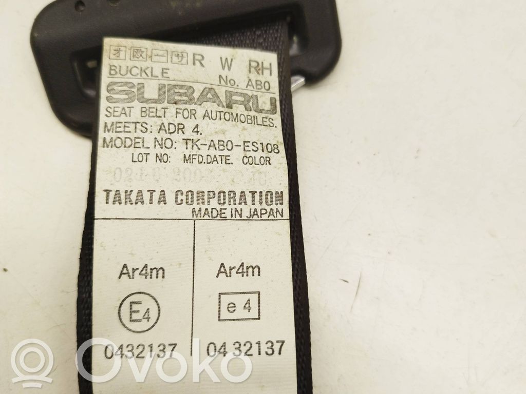 Subaru Legacy Saugos diržas galinis 