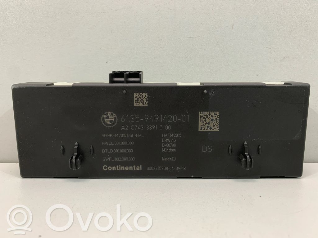 BMW 5 G30 G31 G38 Sterownik / Moduł elektrycznej klapy tylnej / bagażnika 