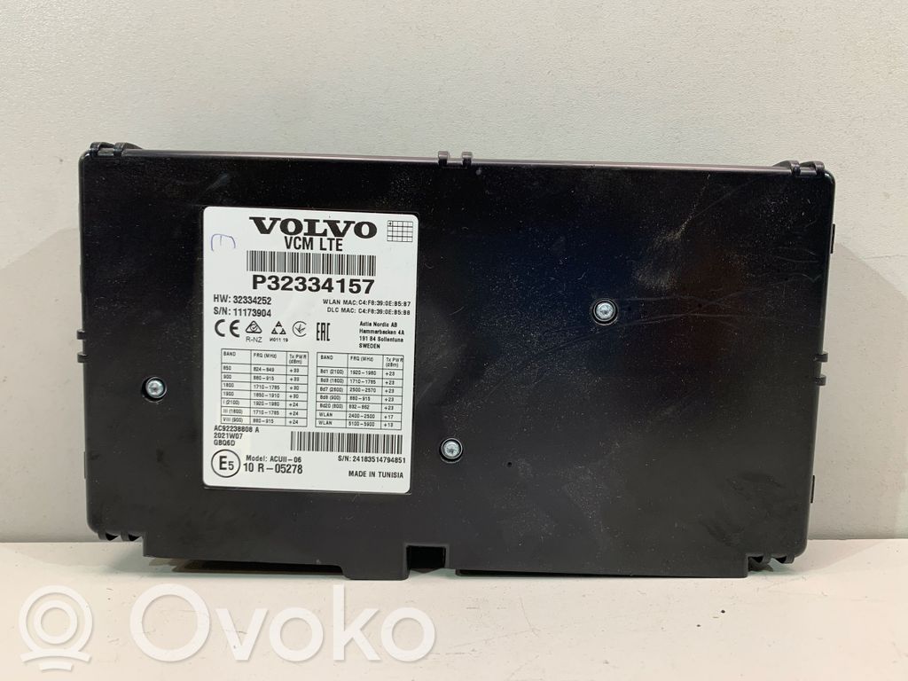 Volvo XC90 Bluetooth control unit module 