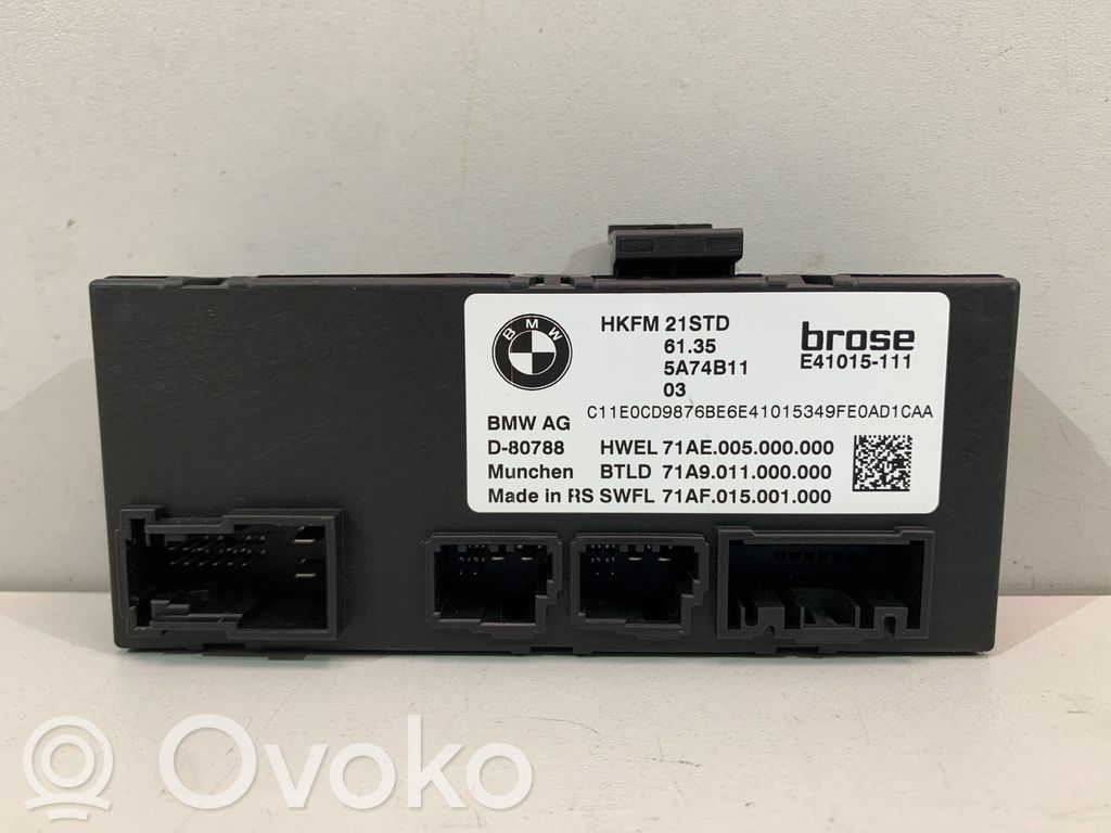 BMW 2 Active Tourer U06 Tailgate/trunk control unit/module 