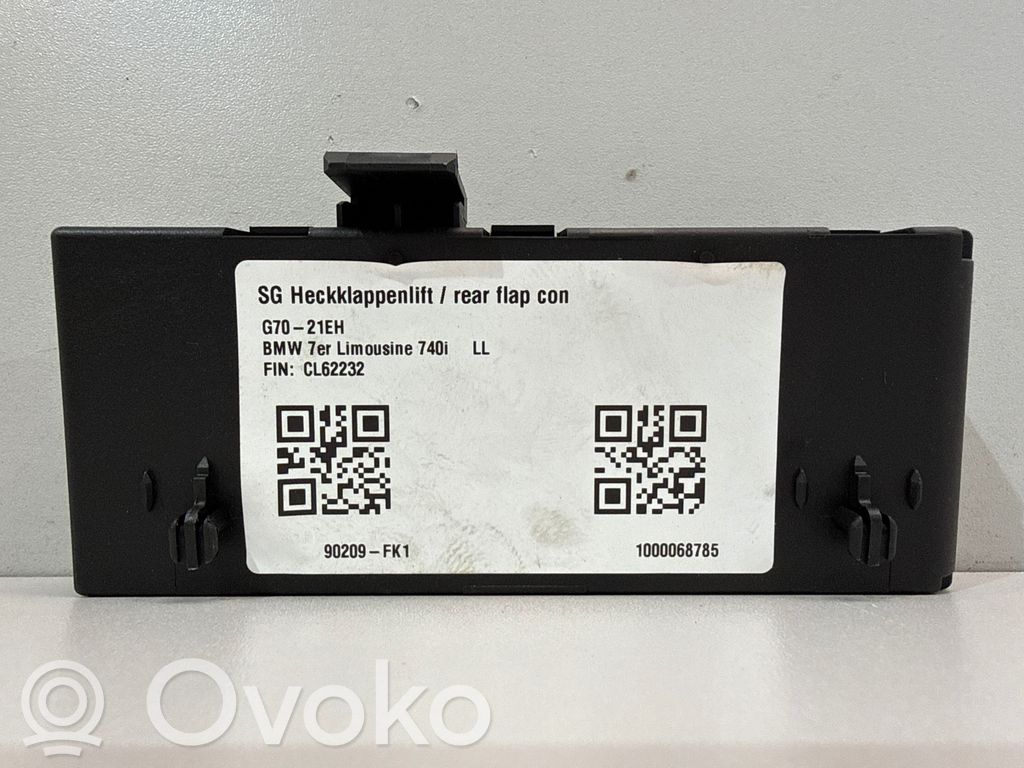 BMW 7 G70 Tailgate/trunk control unit/module 