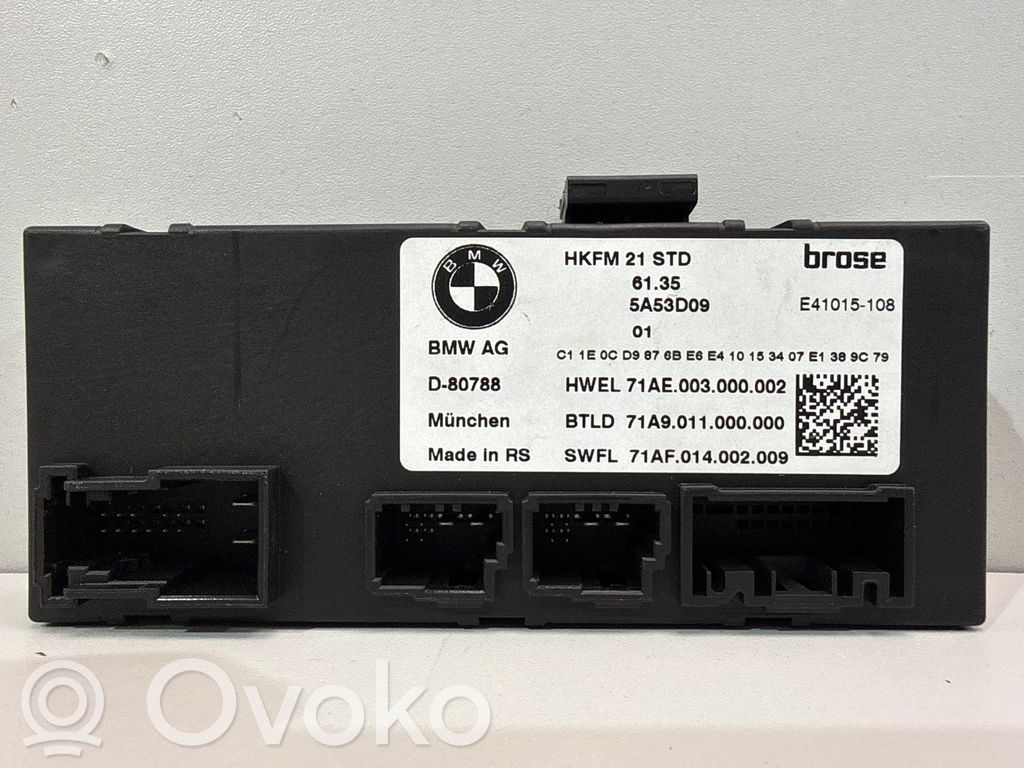 Tailgate/trunk control unit/module   5A53D09