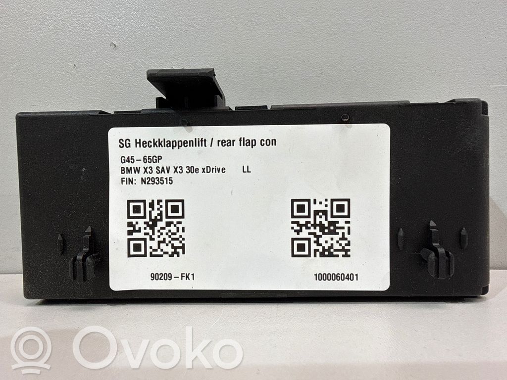 BMW X3 G45 Unidad de control/módulo del maletero/compartimiento de carga 