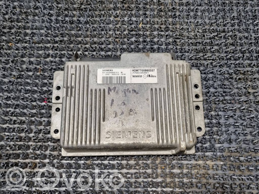 Renault Megane I Engine control unit/module 