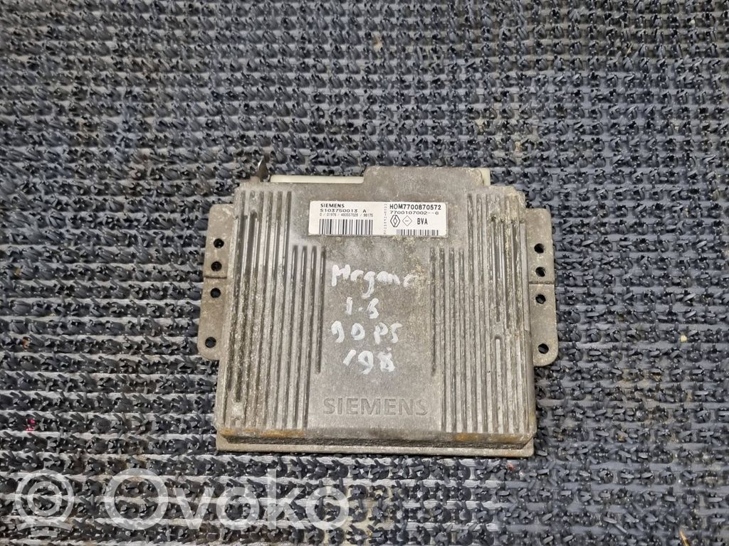 Engine control unit/module   7700870572,7700107002,S103750013