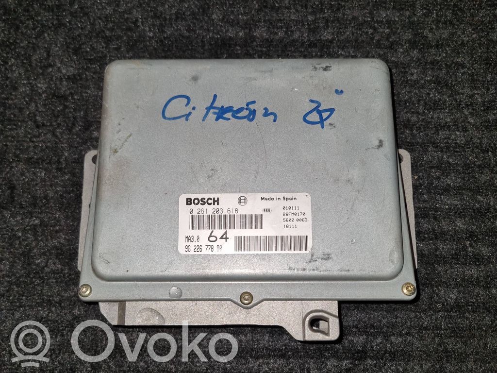 Citroen ZX Engine control unit/module 