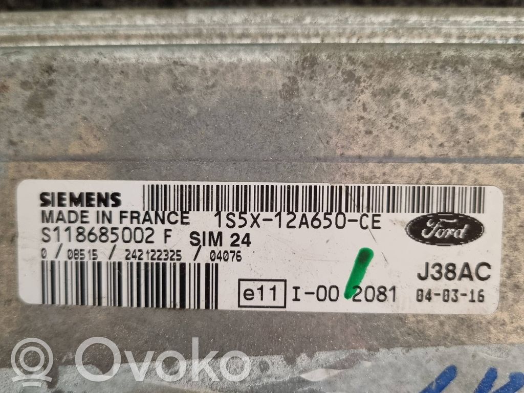 Ford Ka Variklio valdymo blokas 