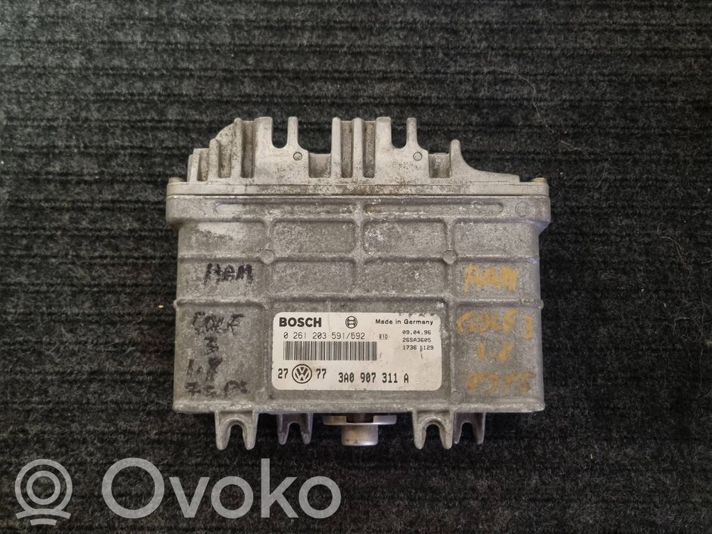 Engine control unit/module   0261203591,26SA3605,3A0907311A