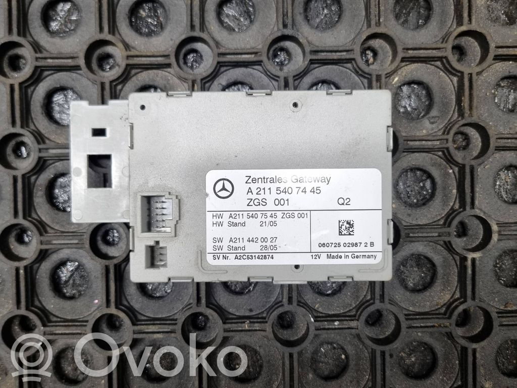 Gateway control module   A2115407445,A2114420027,A2115407545