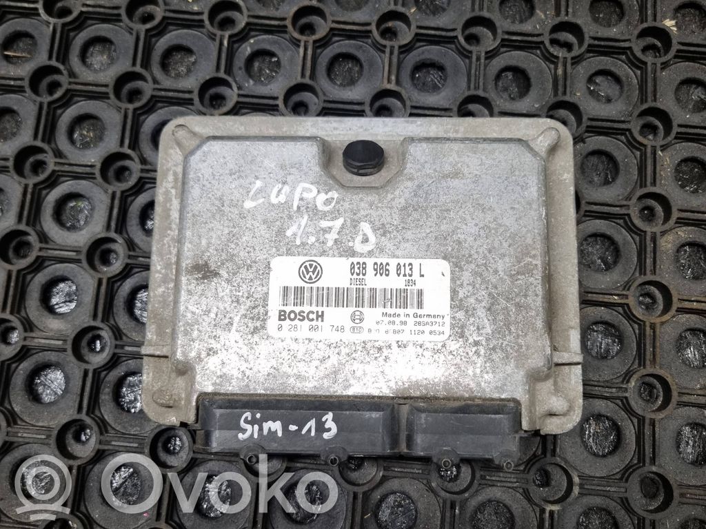 Volkswagen Lupo Engine control unit/module 
