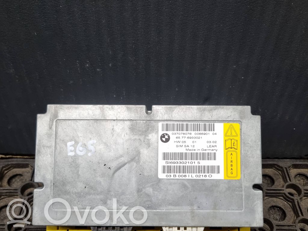 BMW 7 E65 E66 Airbag control unit/module 