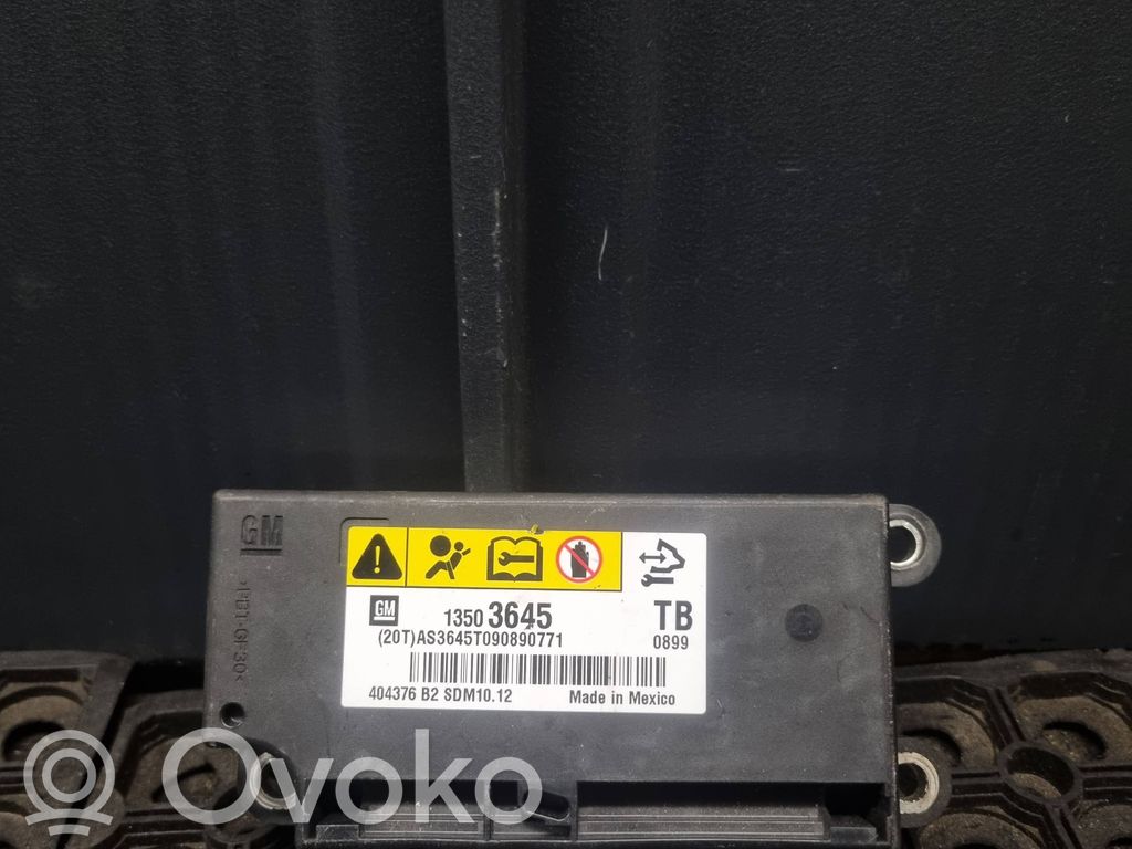 Opel Insignia A Airbag control unit/module 