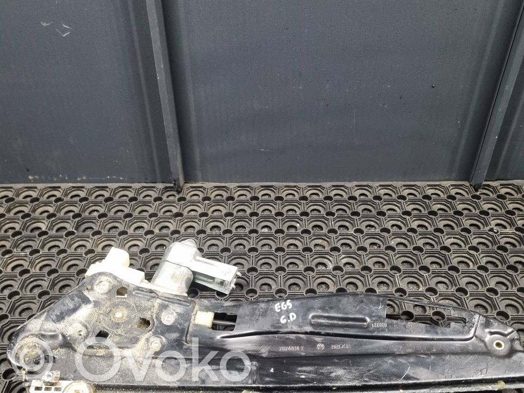 BMW 7 E65 E66 Regulador de puerta trasera con motor 