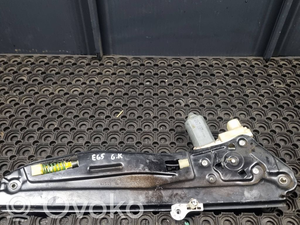 BMW 7 E65 E66 Rear door window regulator with motor 