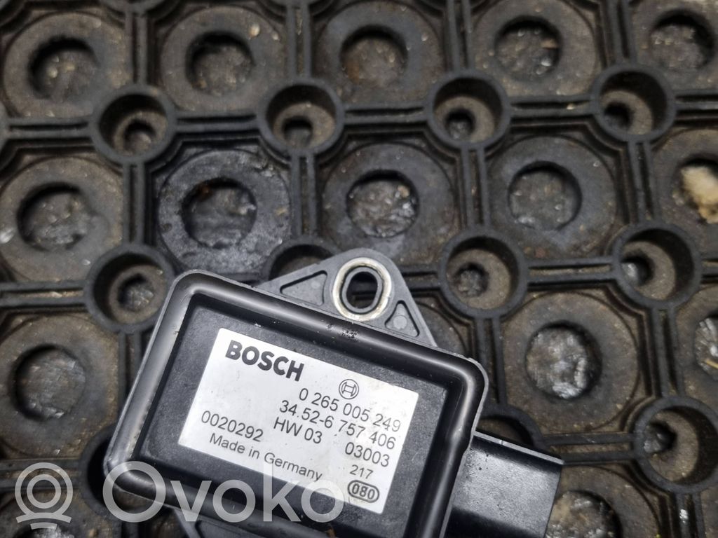 BMW 7 E65 E66 ESP (elektroniskās stabilitātes programmas) sensors (paātrinājuma sensors) 