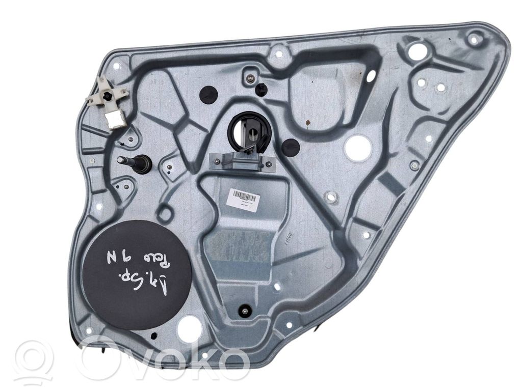Volkswagen Polo IV 9N3 Mehāniskais aizmugurē loga pacelšanas mehānisms 