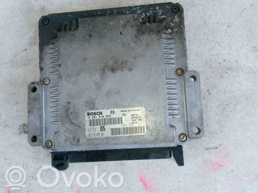 Peugeot 206 Engine control unit/module 