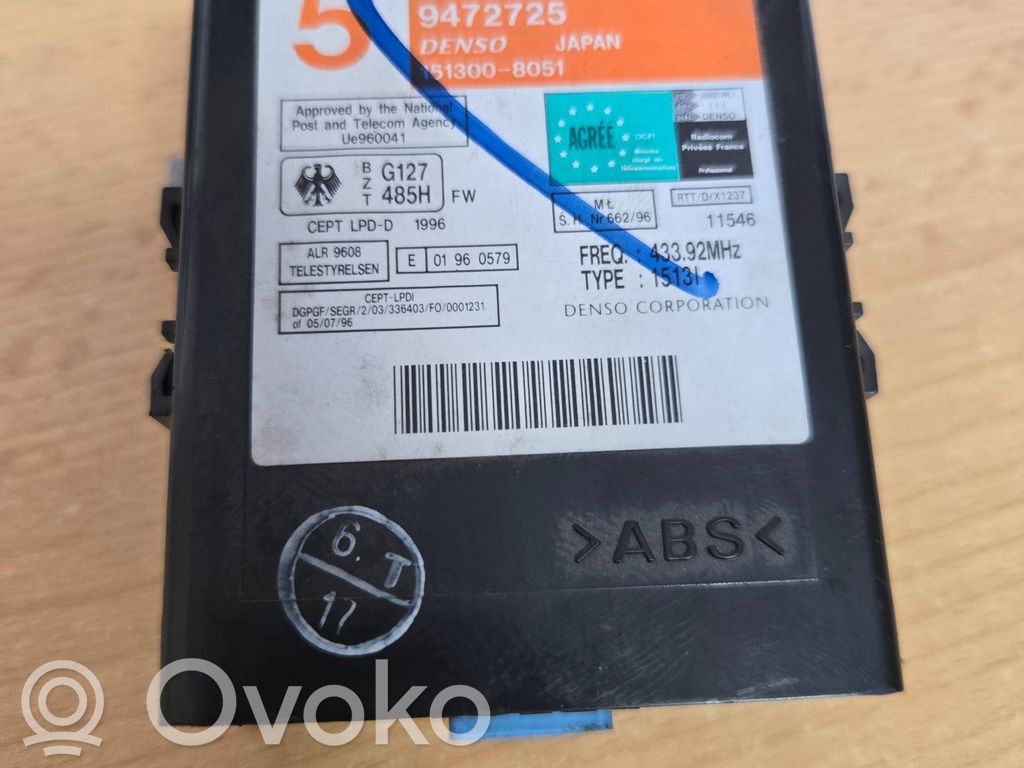 Volvo S70  V70  V70 XC Unité de commande dispositif d'immobilisation 