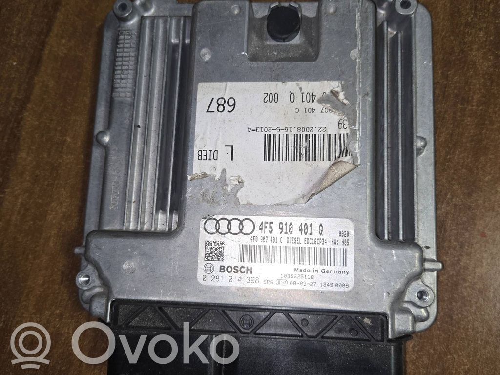 Audi A6 S6 C6 4F Unidad de control/módulo del motor 