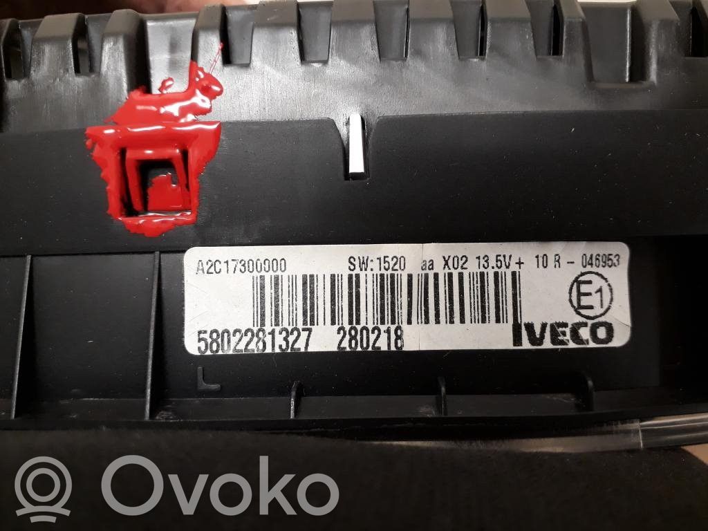 Iveco Daily 6th gen Geschwindigkeitsmesser Cockpit