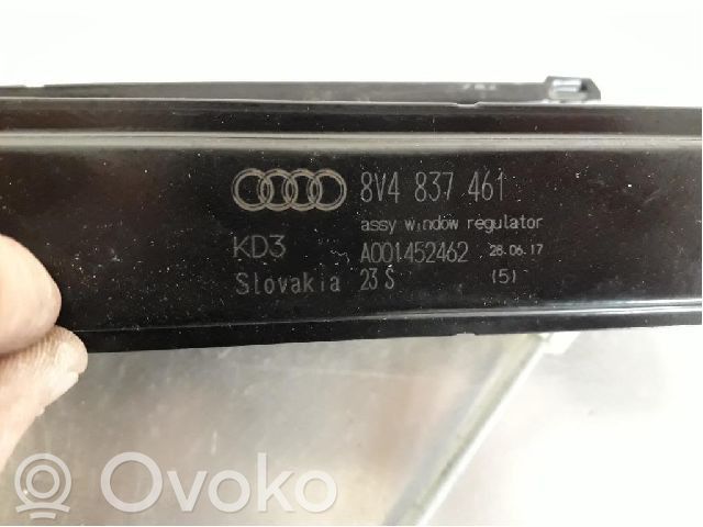 Audi A3 S3 8V Mécanisme de lève-vitre avant sans moteur