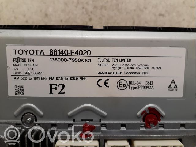 Toyota C-HR I Bildschirm / Display / Anzeige