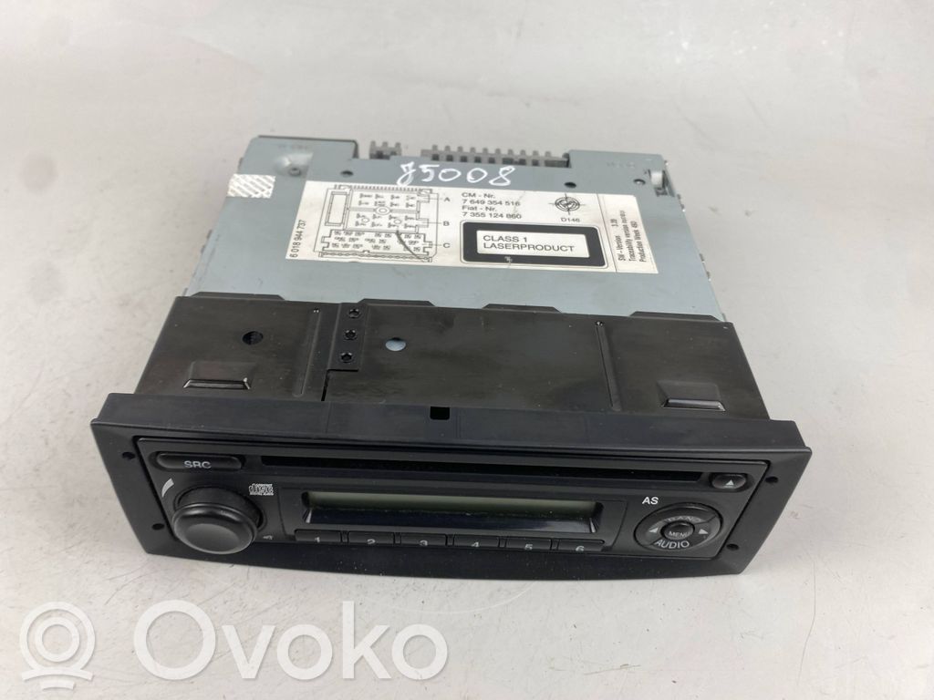 Fiat Doblo Radio / CD/DVD atskaņotājs / navigācija 