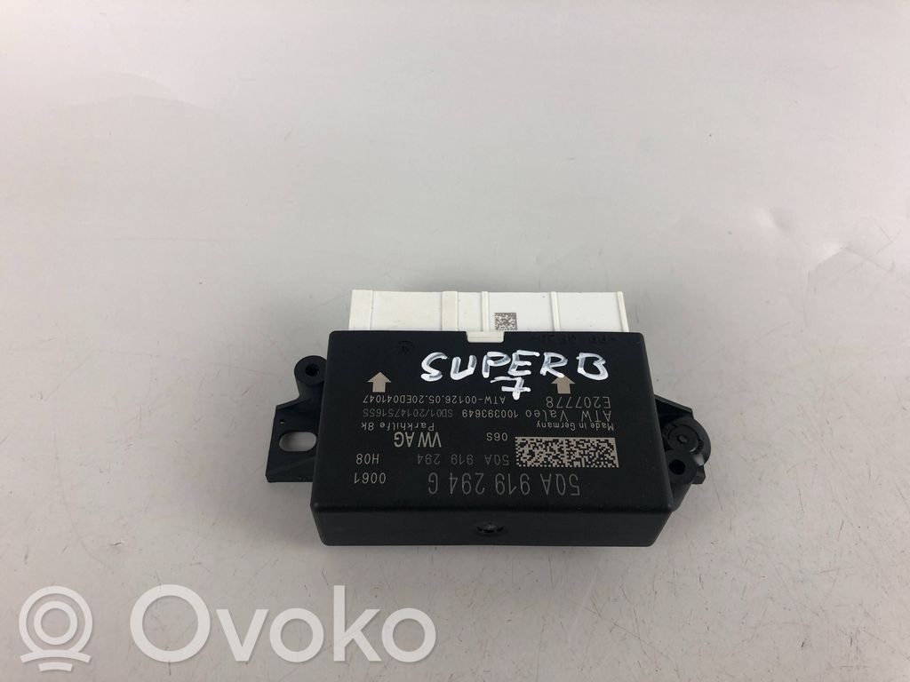 Skoda Superb B8 (3V) Unité de commande, module PDC aide au stationnement 