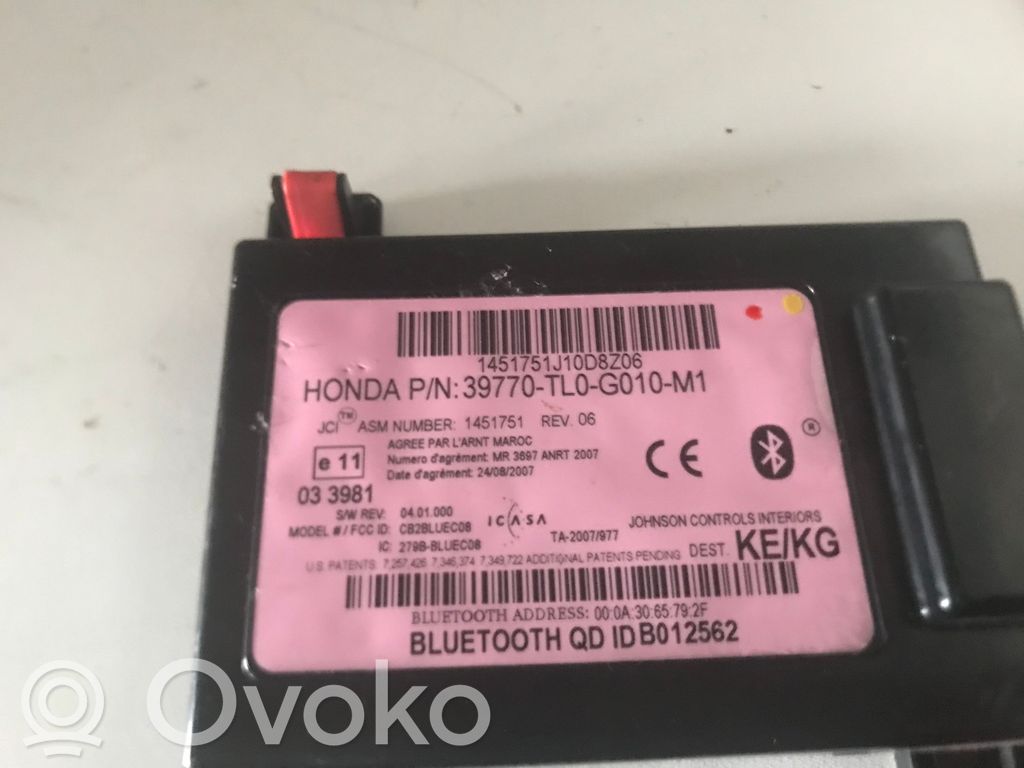 Honda Accord Phone control unit/module 