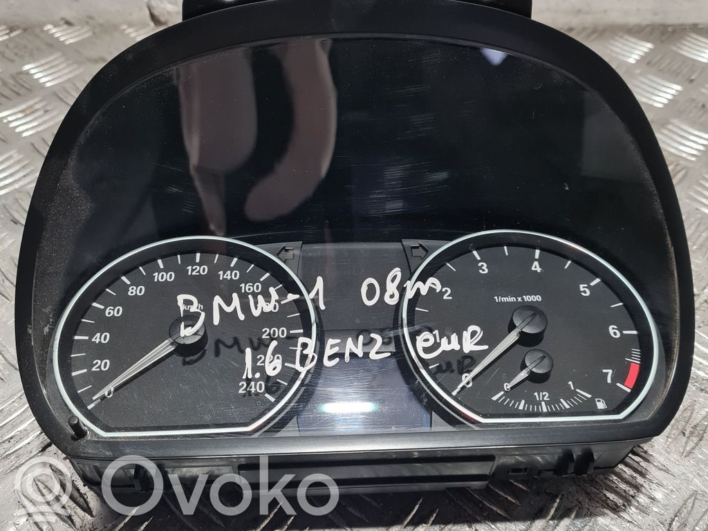 BMW 1 E81 E87 Speedometer (instrument cluster) 