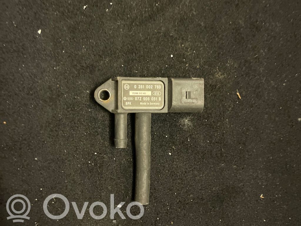 Audi A5 8T 8F Exhaust gas pressure sensor 