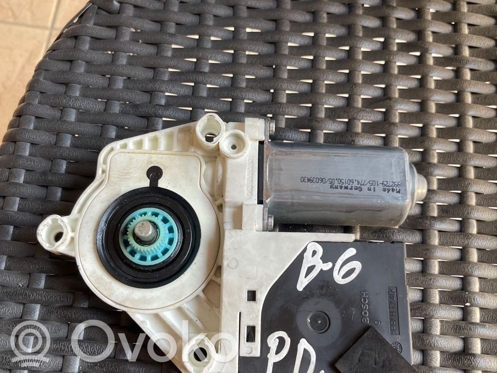 Volkswagen PASSAT B6 Silnik regulatora szyby drzwi przednich 