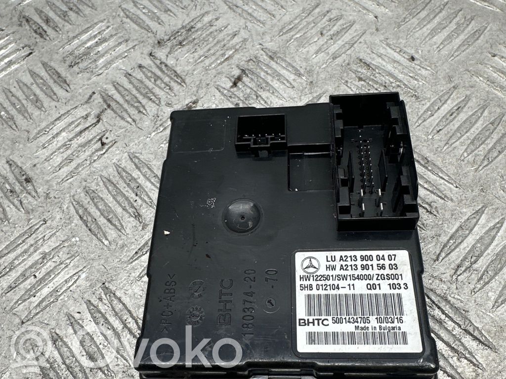 Mercedes-Benz E W213 Air conditioning/heating control unit 