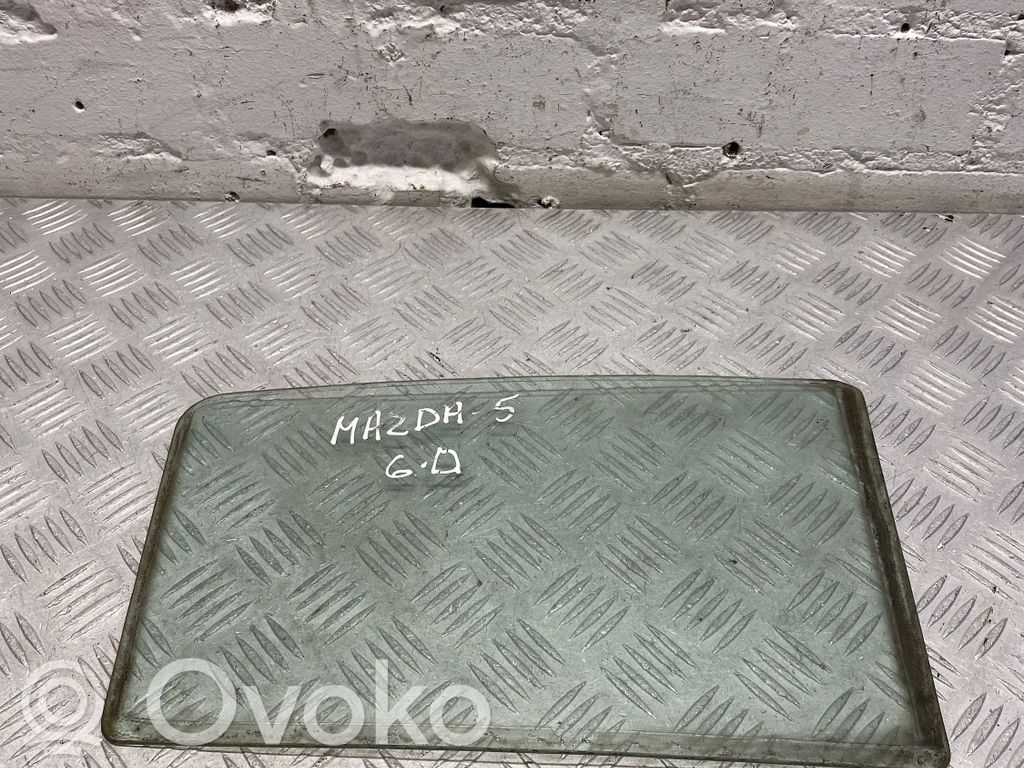 Mazda 5 Rear vent window glass 