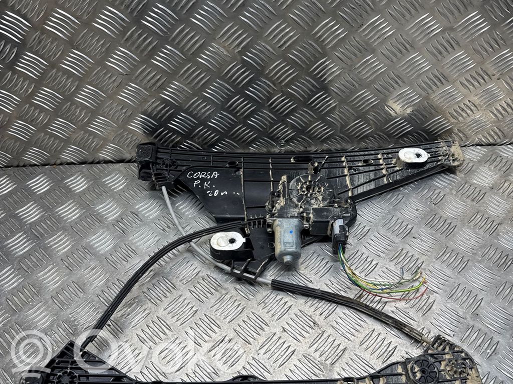 Opel Corsa F Elektryczny podnośnik szyby drzwi przednich 