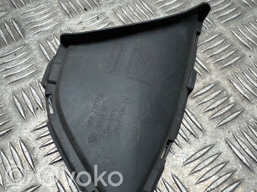 Front bumper lower grill   7307792,9017414