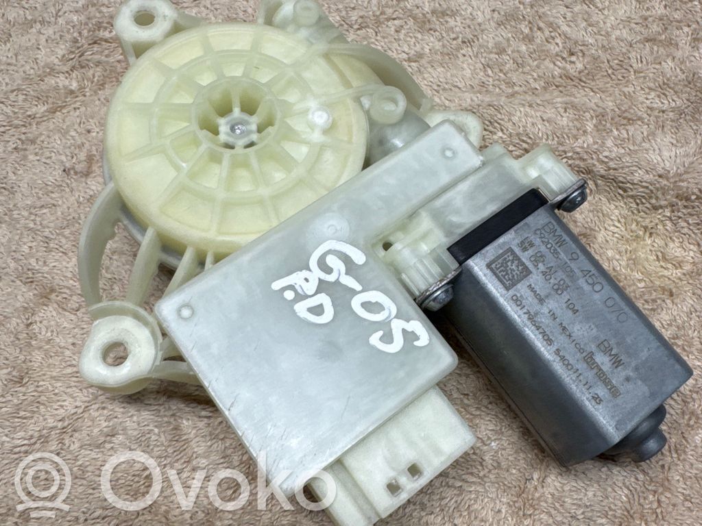 BMW X5 G05 Motor del regulador de la ventanilla de la puerta delantera 