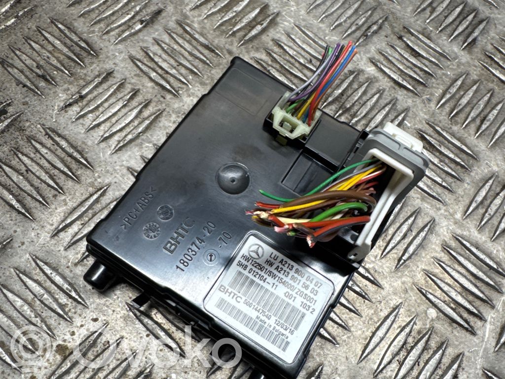 Mercedes-Benz E W213 Air conditioning/heating control unit 