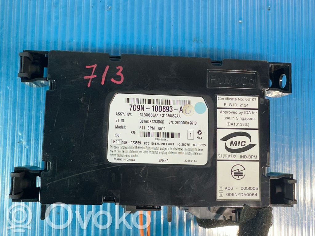 Volvo S80 Bluetooth control unit module 