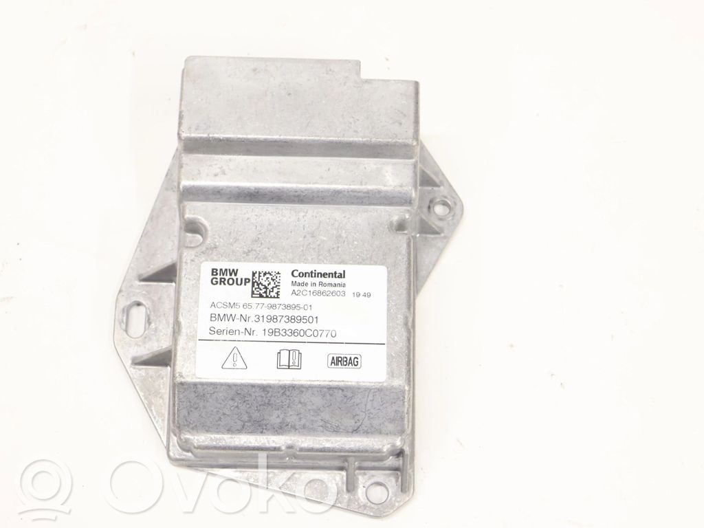 Sterownik / Moduł Airbag   9873895